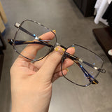 CHH Chrome Hearts Glasses Pure Titanium Square Ultra Light Myopia Glasses Frame