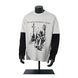 Unisex long-sleeved shirt men's autum dark printing
