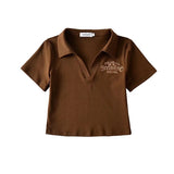 Women T-Shirt Short T-shirt Short Sleeve Spring and Summer Letters