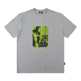 Men T Shirt Hip Hop Print Short Sleeve T-shirt Men and Women All-Matching Cotton