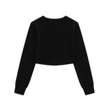 Women Sweater Girls' Autumn Casual round Neck Knitted
