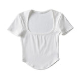Women's T-Shirt Short-Sleeved T-shirt Women's Summer Slim Fit