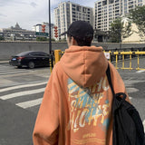 Men Hoodie Men's Hooded Autumn High Street West Coast Clothes Spring and Autumn