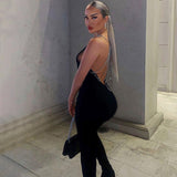 Women Jumpsuit Women's Winter Fashion Slim Solid Color Jumpsuit