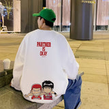 Men Hoodie Sweater Men's Spring and Autumn High Street Fashion Brand Bottoming Long Sleeve