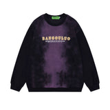 Men Hoodie Sweater Autumn and Winter Letter Printed Loose Long Sleeves round Neck Pullover Men