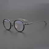 CHH Chrome Hearts Glasses Handmade Titanium Round Frame