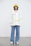 Unisex Jacket Autumn Ribbon Stitching Jacket Women's Clothing