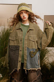 Unisex Jacket Fall Vintage Denim Jacket Women's Clothing