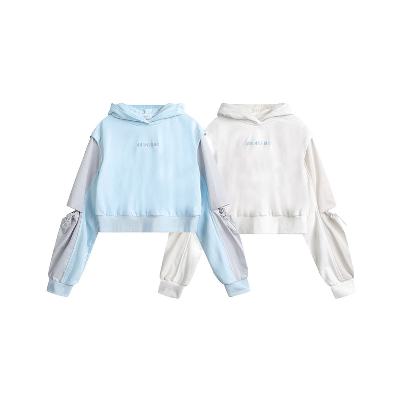 Unisex Sweatshirt Fall Cropped Hoodie
