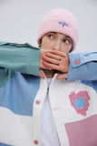 Unisex Jacket Autumn Love Towel Embroidery Jacket Women's Clothing