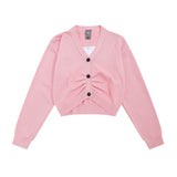 Women Sweater Cardigan Sweater Women's Autumn Leisure Long Sleeve Button