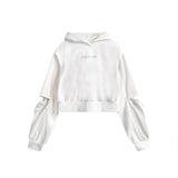 Unisex Sweatshirt Fall Cropped Hoodie