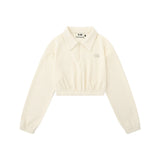 Women Hoodie Long-Sleeved Sweater Women's Autumn Short Top