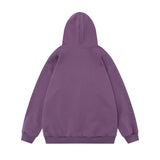 Men Hoodie Simple Embroidered Letter Hooded Sweater