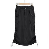 Women Skirt Women's Summer Retro Long Skirt
