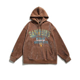 Unisex Jacket Autumn Letter Embroidered Pullover Sweatshirt