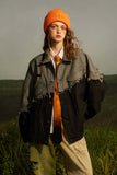 Unisex Jacket Autumn Stitching Split Jacket