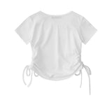 Women's T-shirt Short-Sleeved T-shirt Women's Short Summer Exposed Navel