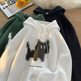 Men Hoodie Hooded Sweater Men's Autumn Retro Loose Student Casual Hoodie