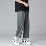 Men Sweatpants Ice Silk Pants Men's Summer Loose Trousers Trend