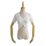 Women T-Shirt Knitwear Top Women's Summer Short Sleeve