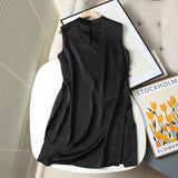Women T-Shirt Summer Vest Loose round Neck T-shirt