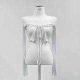 Women Long Sleeve Shirt Cardigan Jacket Long-Sleeved Top Short
