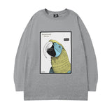 Men Long Sleeve Shirt Men's Trendy Brand Long Sleeve T-shirt Men's and Women's Hip Hop Casual Couple Base