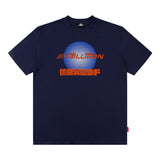 Men T Shirt Printed Short-Sleeved T-shirt Men and Women Loose