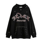 Men Hoodie Printed Hoodie Men's Spring and Autumn Baggy Coat