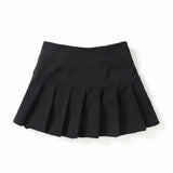 Women Skirt Short Pleated Skirt High Waist Skirt