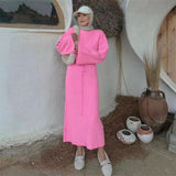 Women Sweater Dress Long Sleeve Fall/Winter Sweater Dress Casual Knitted