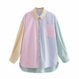 Women T-Shirt Long Sleeve Loose Shirt