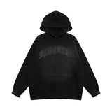 Men Hoodie Gothic Letter Printed Hoodie Men's Casual