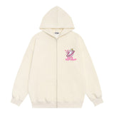 Men Hoodie Hooded Sweater Men's Spring and Autumn Loose Long Sleeve Zipper Cardigan Hooded Jacket