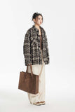 Unisex Jacket Autumn Retro Debutante Style Coat Women's Clothing