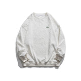 Men Hoodie round Neck Sweater Men's Spring and Autumn Loose Trendy Hip Hop Jacket