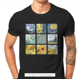 Vintage Alternative Funny Artwork Van Gogh Painting Men