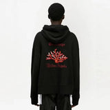 Palm Angle Hoodie Palm Angels Coral Letter Embroidered Hooded Couple