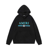 Amiri Hoodie AMI Micro Label Letter Print Pattern Hooded Sweater