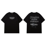 Men T Shirt Couple Half Sleeve T-shirt Hip Hop Casual Short Sleeve T-shirt for Men and Women
