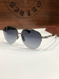 Chrome Hearts Sunglasses Light Luxury Fashion Exquisite Half Frame Sunglasses