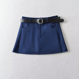 Women Skirt Spring Concise A- line Hip-Wrapped Skirt Suit Skirt