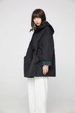 Unisex Jacket Autumn Plaid Lined Hooded Coat Women's Clothing