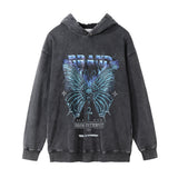 Men Hoodie Dark Devil Skull Bone Hooded Sweater