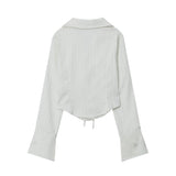 Women Long Sleeve Shirt Women's Spring and Autumn Letters Rhinestone Long Sleeve Shirt
