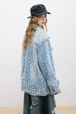 Unisex Jacket Autumn Denim Tassel Jacket Women's Clothing