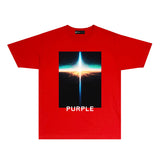Purple Brand T Shirt Short Sleeve T-shirt Blouse
