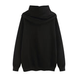 Men Hoodie Hooded Sweater Men's Autumn Loose Embroidered Long-Sleeved Hoodie